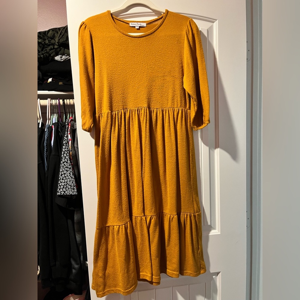 Mustard Dress